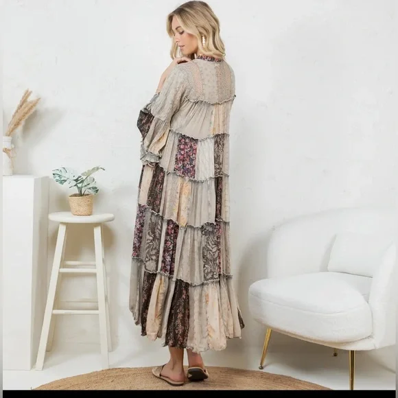 Timeless Long Jhabla Dress - Elegant & Chic (New Color) - Picture 4 of 7